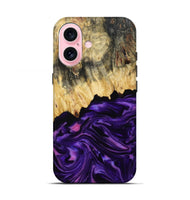 iPhone 17 Wood Live Edge Phone Case - Baby (Purple, 815798)