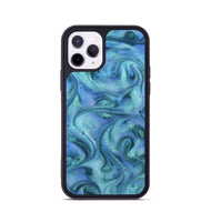 iPhone 11 Pro ResinArt Phone Case - Mila (Blue, 815802)