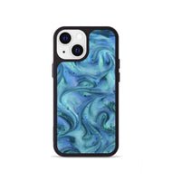 iPhone 13 mini ResinArt Phone Case - Mila (Blue, 815802)