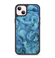 iPhone 14 Plus ResinArt Phone Case - Mila (Blue, 815802)
