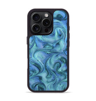 iPhone 16 Pro ResinArt Phone Case - Mila (Blue, 815802)
