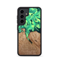 Galaxy S24 Wood Phone Case - Graham (Green, 815808)