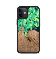 iPhone 12 Wood Phone Case - Graham (Green, 815808)