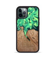 iPhone 12 Pro Wood Phone Case - Graham (Green, 815808)