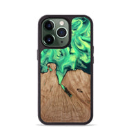 iPhone 13 Pro Wood Phone Case - Graham (Green, 815808)