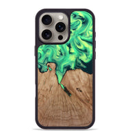 iPhone 16 Pro Max Wood Phone Case - Graham (Green, 815808)