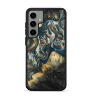 Galaxy S24 Plus Wood Phone Case - Ingrid (Teal & Gold, 815814)