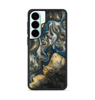 Galaxy S26 Plus Wood Phone Case - Ingrid (Teal & Gold, 815814)