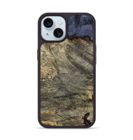 iPhone 15 Wood Phone Case - Tricia (Wood Burl, 815815)