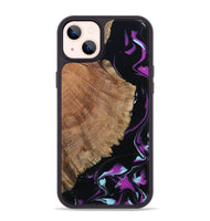 iPhone 14 Plus Wood Phone Case - Hakeem (Purple, 815818)