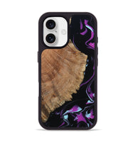 iPhone 17 Wood Phone Case - Hakeem (Purple, 815818)