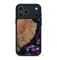 iPhone 17 Pro Max Wood Phone Case - Hakeem (Purple, 815818)