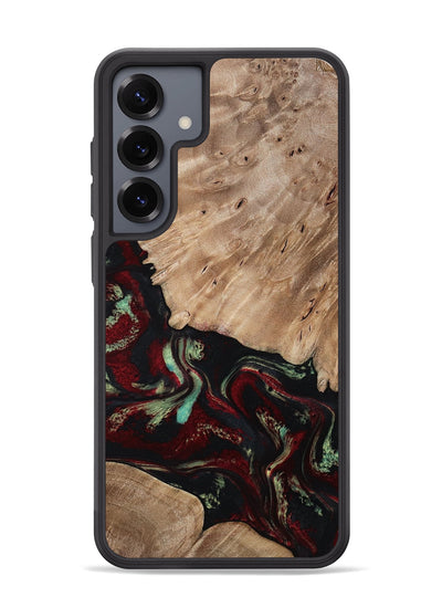 Galaxy S25 Plus Wood Phone Case - Trey (Red, 815820)