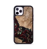 iPhone 11 Pro Wood Phone Case - Trey (Red, 815820)