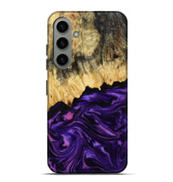 Galaxy S24 Plus Wood Live Edge Phone Case - Mack (Purple, 815822)