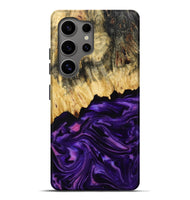 Galaxy S25 Ultra Wood Live Edge Phone Case - Mack (Purple, 815822)