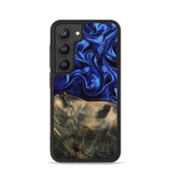 Galaxy S23 Wood Phone Case - Jaidyn (Blue, 815842)