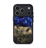 iPhone 17 Pro Wood Phone Case - Jaidyn (Blue, 815842)