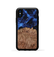iPhone Xs Wood Phone Case - Dashawn (Cosmos, 815851)