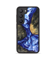 Galaxy S23 Wood Phone Case - Mettie (Blue, 816065)