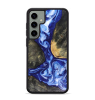 Galaxy S24 Plus Wood Phone Case - Mettie (Blue, 816065)