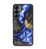 Galaxy S25 Plus Wood Phone Case - Mettie (Blue, 816065)