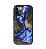 iPhone 12 Pro Wood Phone Case - Mettie (Blue, 816065)