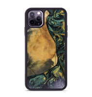 iPhone 11 Pro Max Wood Phone Case - Karsyn (Green, 816071)