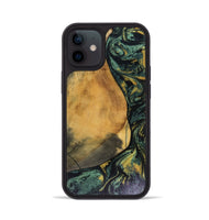 iPhone 12 Wood Phone Case - Karsyn (Green, 816071)