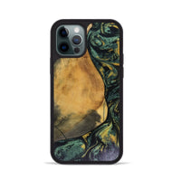 iPhone 12 Pro Wood Phone Case - Karsyn (Green, 816071)