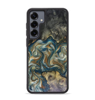Galaxy S25 Plus Wood Phone Case - Sylvia (Teal & Gold, 816075)