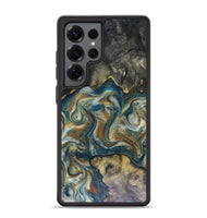Galaxy S25 Ultra Wood Phone Case - Sylvia (Teal & Gold, 816075)