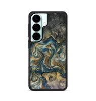 Galaxy S26 Wood Phone Case - Sylvia (Teal & Gold, 816075)