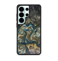 Galaxy S26 Ultra Wood Phone Case - Sylvia (Teal & Gold, 816075)