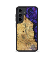 Galaxy S24 Wood Phone Case - Adriane (Purple, 816080)