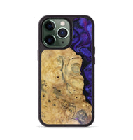 iPhone 13 Pro Wood Phone Case - Adriane (Purple, 816080)