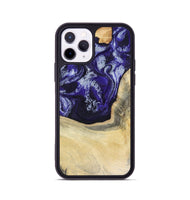 iPhone 11 Pro Wood Phone Case - Romina (Purple, 816081)