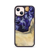 iPhone 14 Wood Phone Case - Romina (Purple, 816081)