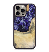 iPhone 15 Pro Max Wood Phone Case - Romina (Purple, 816081)