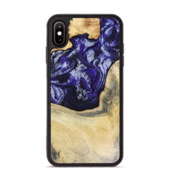 iPhone Xs Max Wood Phone Case - Romina (Purple, 816081)