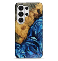Galaxy S26 Ultra Wood Live Edge Phone Case - Louise (Blue, 816128)
