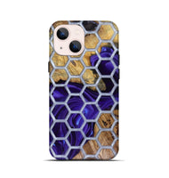 iPhone 13 mini Wood Live Edge Phone Case - Halie (Pattern, 816133)