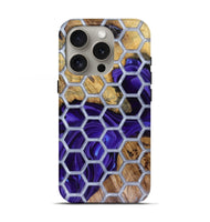 iPhone 16 Pro Wood Live Edge Phone Case - Halie (Pattern, 816133)