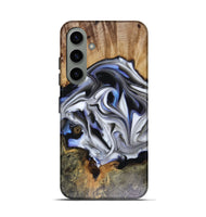 Galaxy S24 Wood Live Edge Phone Case - Janette (Blue, 816134)