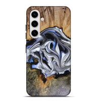 Galaxy S25 Plus Wood Live Edge Phone Case - Janette (Blue, 816134)