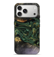 iPhone 17 Pro Max Wood Live Edge Phone Case - Murphy (Green, 816146)