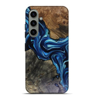 Galaxy S24 Plus Wood Live Edge Phone Case - Jenni (Blue, 816147)