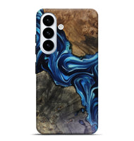 Galaxy S26 Plus Wood Live Edge Phone Case - Jenni (Blue, 816147)