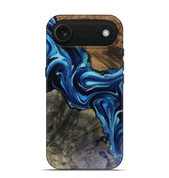 iPhone 17 Air Wood Live Edge Phone Case - Jenni (Blue, 816147)