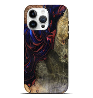 iPhone 15 Pro Max Wood Live Edge Phone Case - Cruz (Red, 816150)